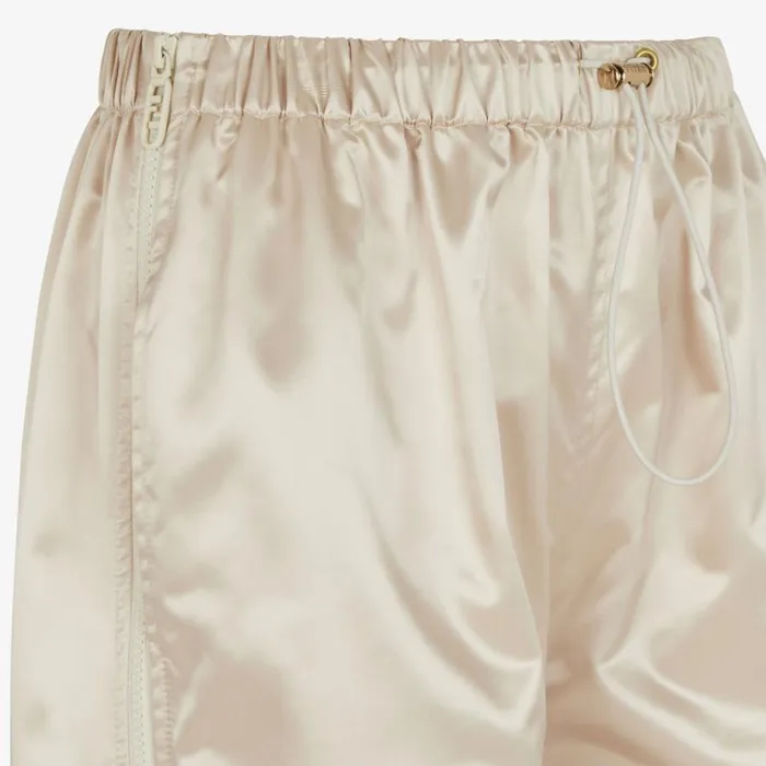 Woman White Nylon Trousers White Fendi Activewear
