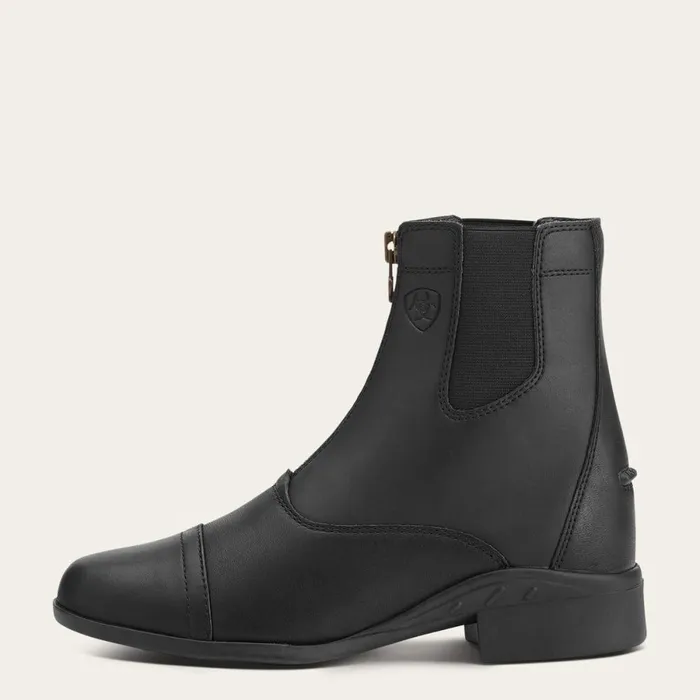 Women039s Scout Zip Paddock Boot Black Women Ariat English Riding Boots
