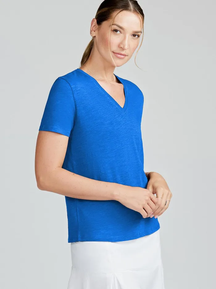 Women All Day VNeck TShirt Tasc Performance Yoga Studio