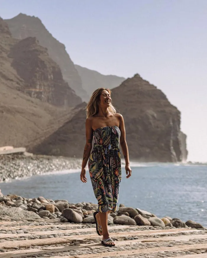 Women Bottoms Passenger Daylily Printed Loose Trouser Abstract Seaweed Tidal Blue Abstract Seaweed Tidal Blue