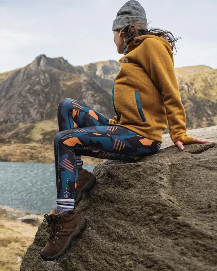 Women Bottoms Passenger Fresh Air 20 Recycled Leggings Apricot Camo Apricot Camo