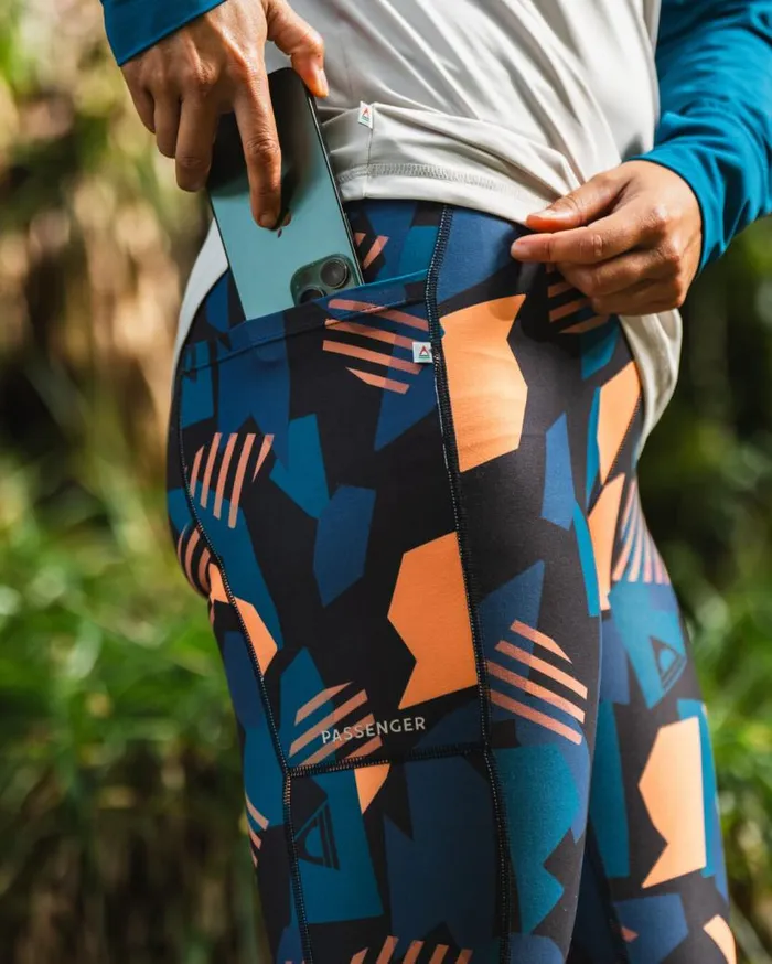 Women Bottoms Passenger Fresh Air 20 Recycled Leggings Apricot Camo Apricot Camo