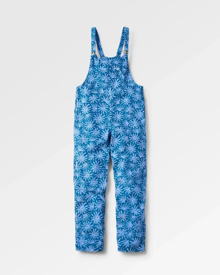 Women Bottoms Passenger Meadows Organic Cotton Cord Dungarees Seaweed Blue Steel Seaweed Blue Steel