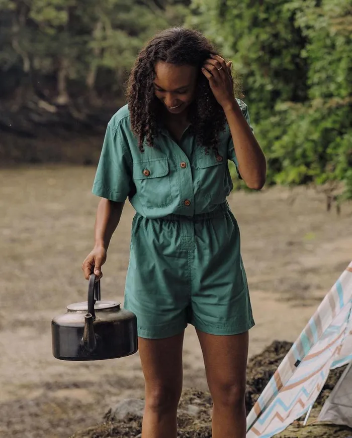 Women Bottoms Passenger Topaz Short Boiler Suit Deep Sea Deep Sea