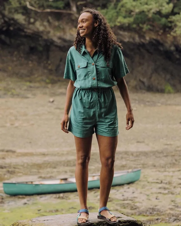 Women Bottoms Passenger Topaz Short Boiler Suit Deep Sea Deep Sea