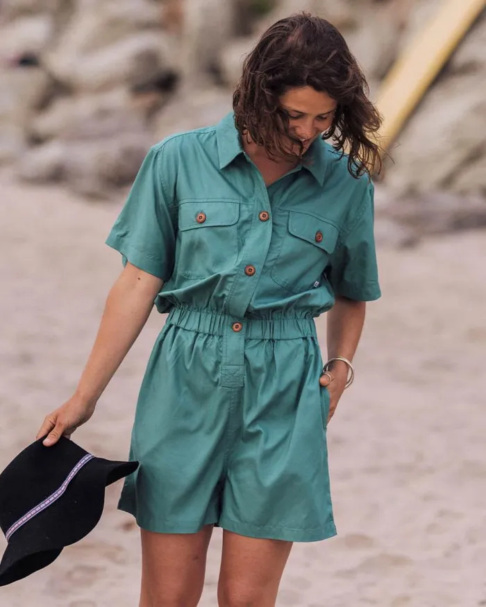 Women Bottoms Passenger Topaz Short Boiler Suit Deep Sea Deep Sea