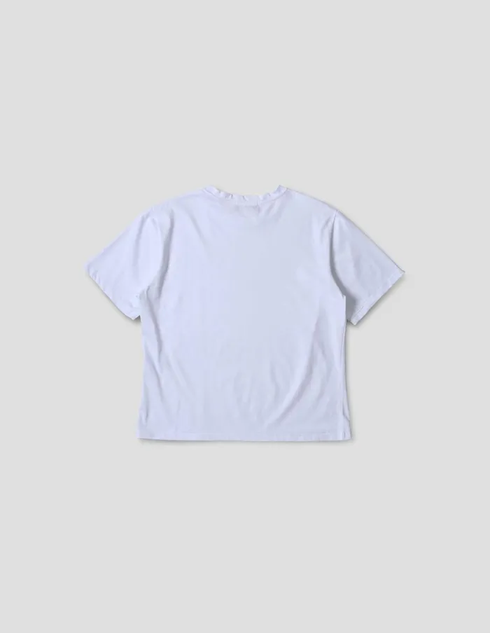 Women Boys T Shirt White Margaret Howell Sportswear