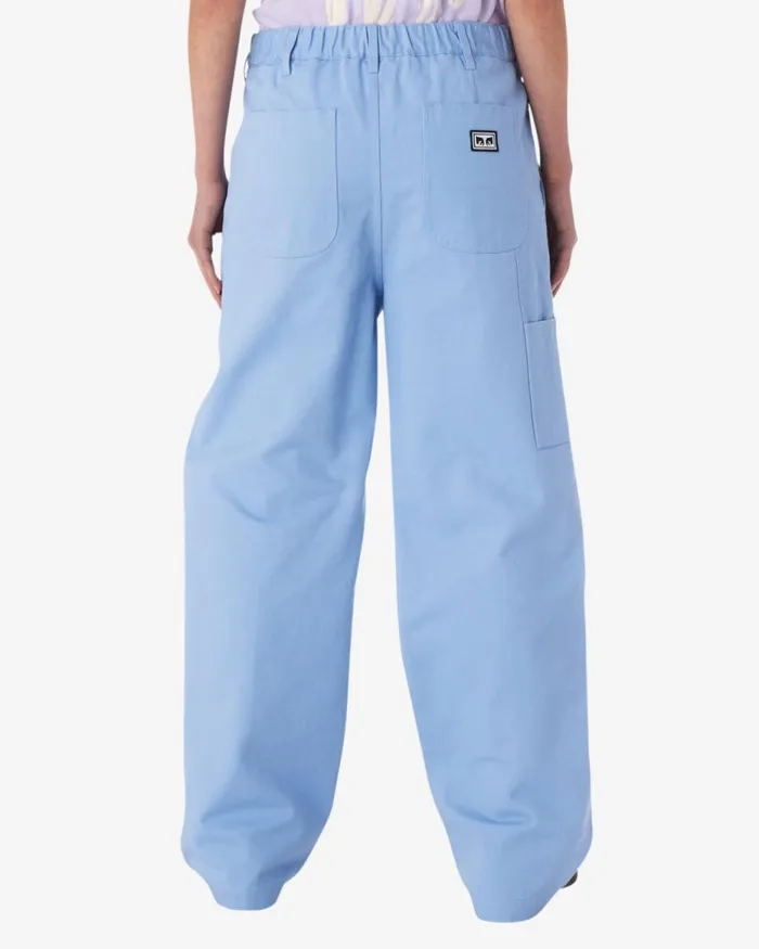 Women BRIGHTON CARPENTER PANT Black OBEY Clothing BOTTOMS