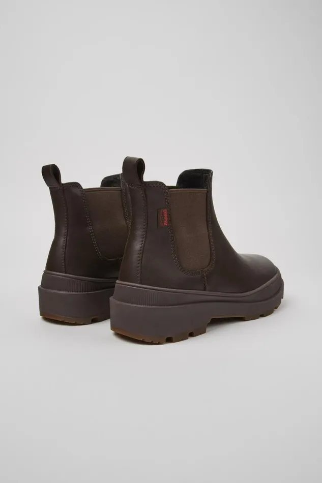 Women Camper Ankle Boots Brutus Trek HYDROSHIELD MICHELIN Brown Leather Ankle Boots Women Camper Ankle Boots Brutus Trek HYDROSHIELD MICHELIN Brown Leather Ankle Boots