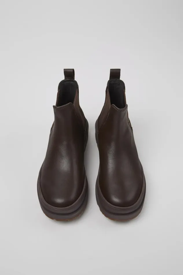 Women Camper Ankle Boots Brutus Trek HYDROSHIELD MICHELIN Brown Leather Ankle Boots Women Camper Ankle Boots Brutus Trek HYDROSHIELD MICHELIN Brown Leather Ankle Boots