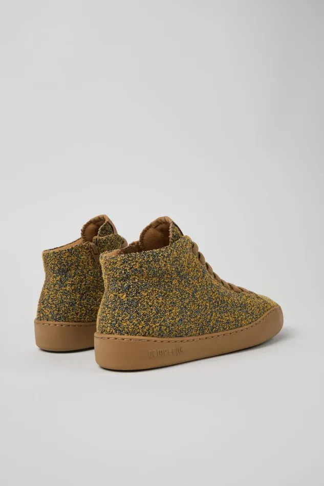 Women Camper Ankle Boots Peu Touring Multicolored Textile Ankle Boots