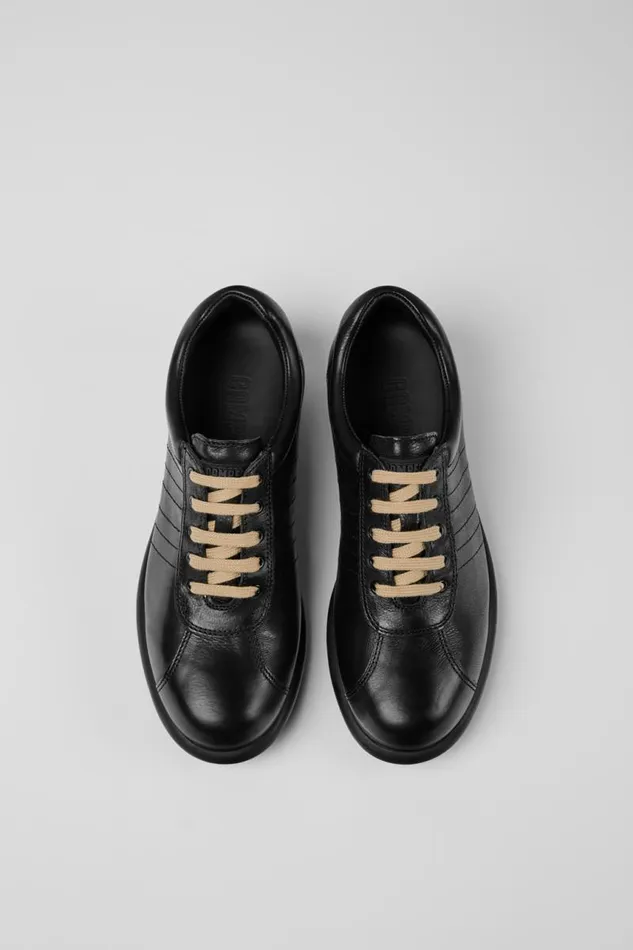 Women Camper Casual Shoes Pelotas Iconic Black Shoe Women Camper Casual Shoes Pelotas Iconic Black Shoe