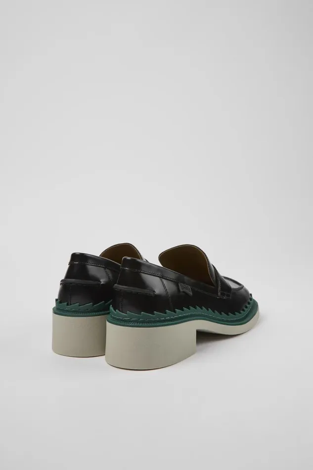 Women Camper Formal Shoes Taylor Black Leather Loafers Women Camper Formal Shoes Taylor Black Leather Loafers