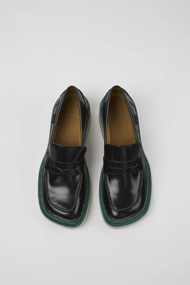 Women Camper Formal Shoes Taylor Black Leather Loafers Women Camper Formal Shoes Taylor Black Leather Loafers