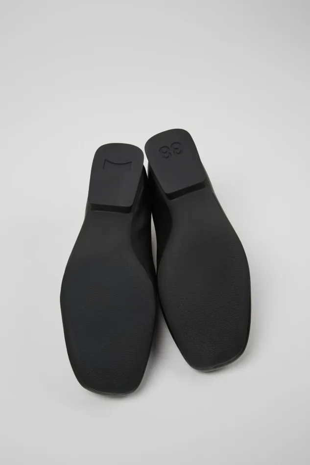 Women Camper Formal Shoes Twins Black Leather Ballerinas Women Camper Formal Shoes Twins Black Leather Ballerinas