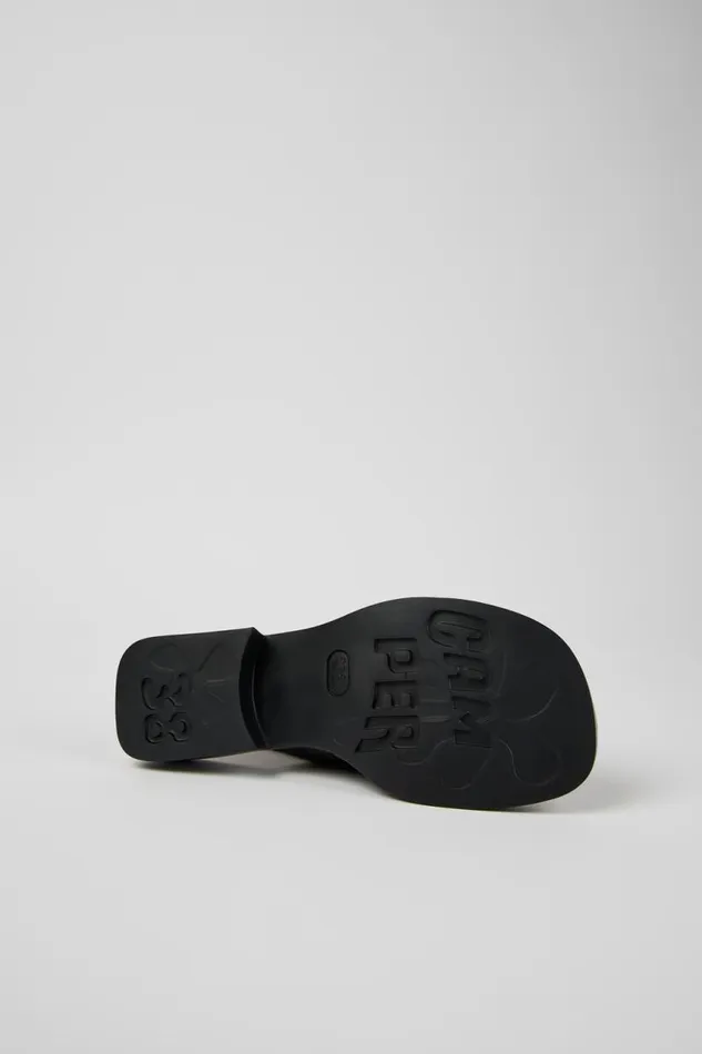 Women Camper Sandals Dana Black Leather Sandals Women Camper Sandals Dana Black Leather Sandals