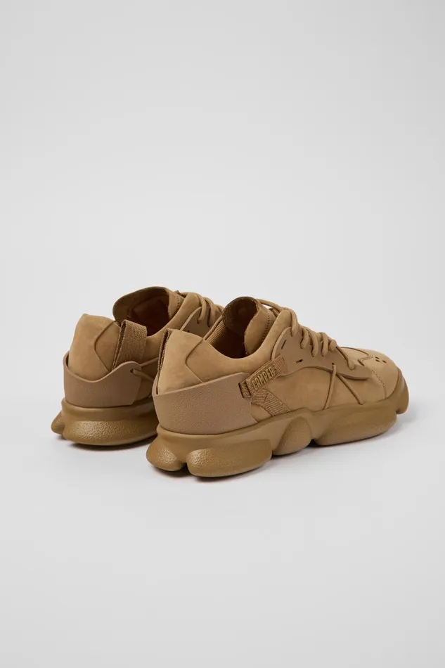 Women Camper Sneakers Karst Brown NubuckTextile Sneaker