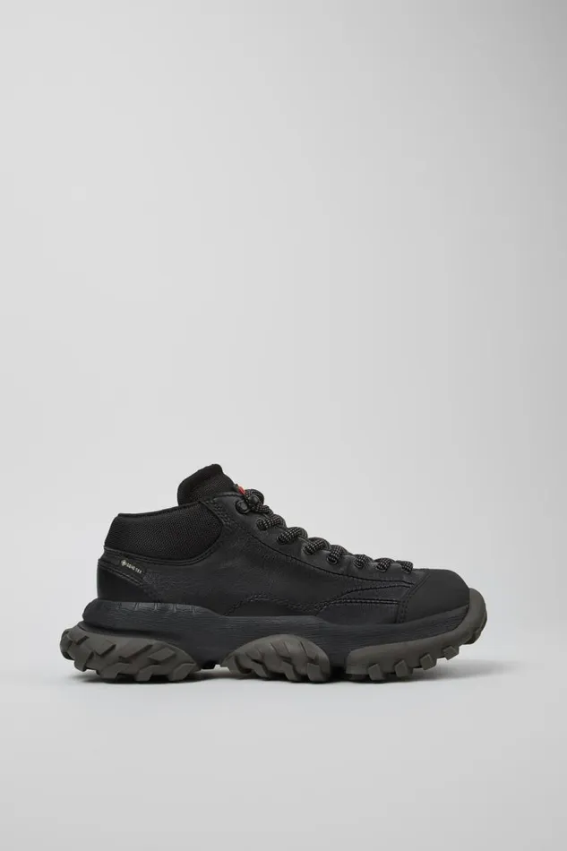 Women Camper Sneakers Karst Trek GORETEX Black Ankle Boots