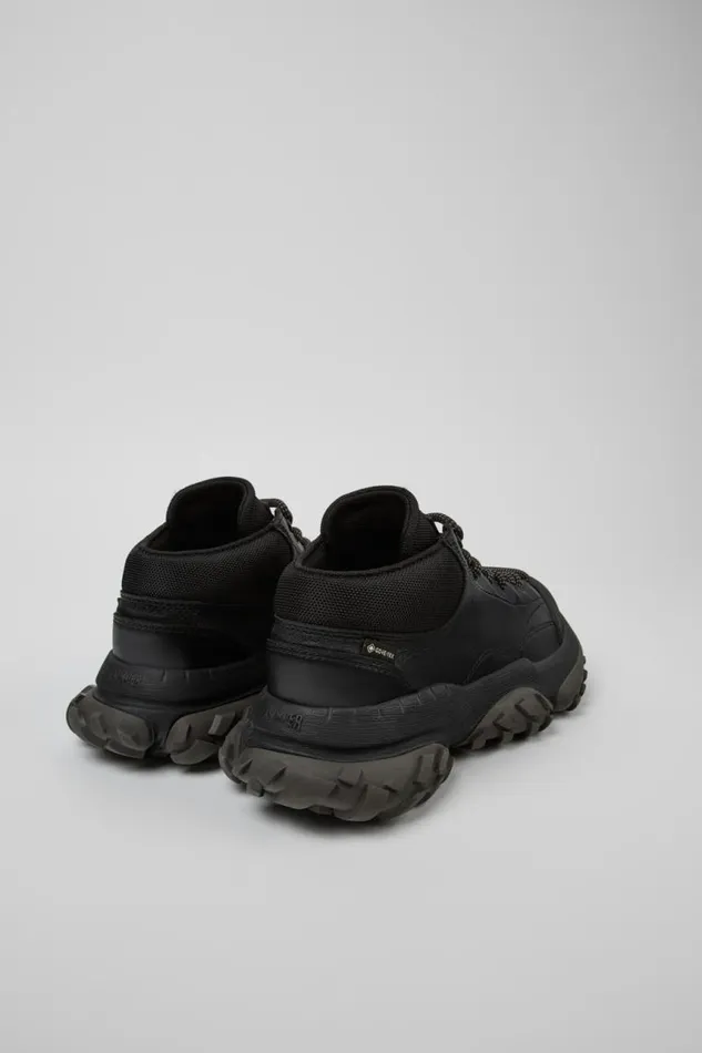 Women Camper Sneakers Karst Trek GORETEX Black Ankle Boots