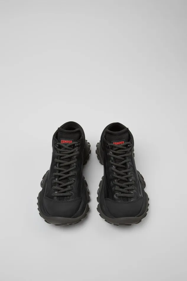 Women Camper Sneakers Karst Trek GORETEX Black Ankle Boots
