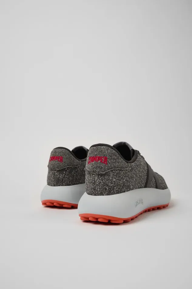 Women Camper Sneakers Pelotas Athens Gray Textile Sneaker