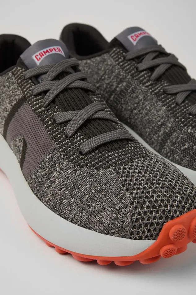 Women Camper Sneakers Pelotas Athens Gray Textile Sneaker