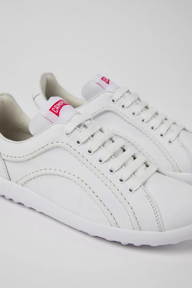 Women Camper Sneakers Pelotas XLite White Leather Sneakers