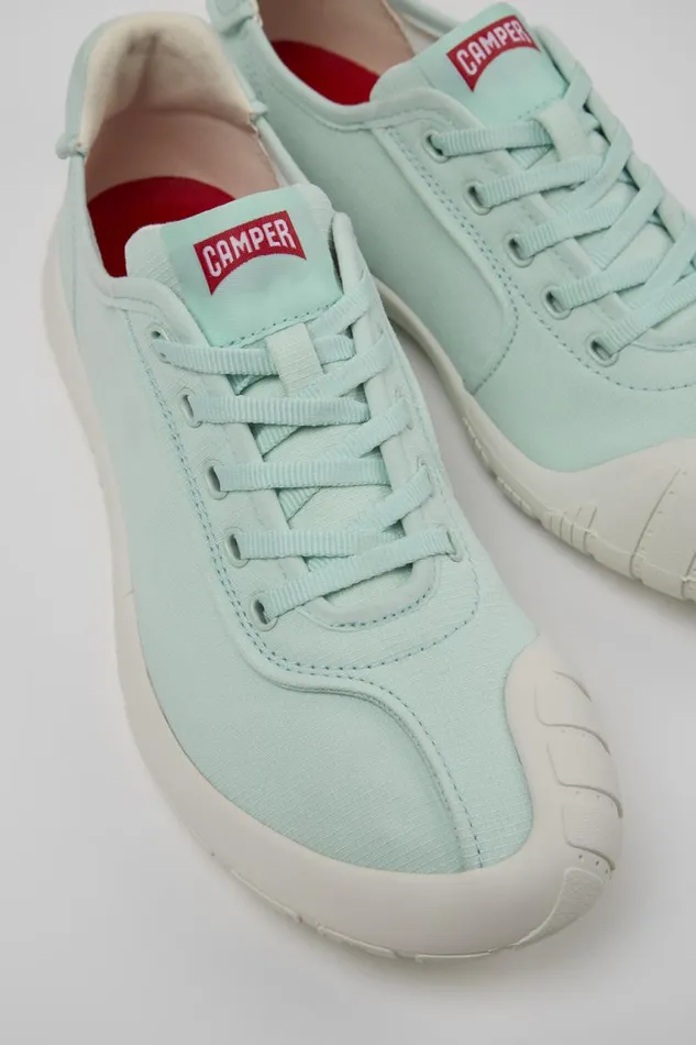 Women Camper Sneakers Peu Path Blue Textile Sneaker
