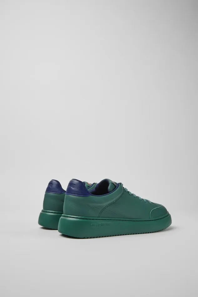 Women Camper Sneakers Runner K21 Green Leather Sneakers