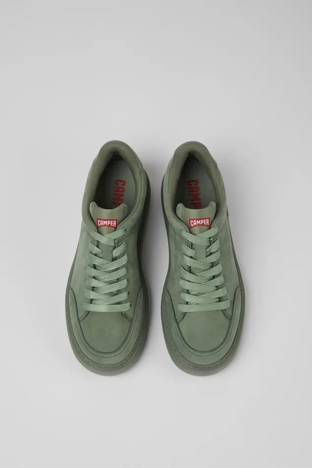 Women Camper Sneakers Runner K21 Green Nubuck Sneakers Women Camper Sneakers Runner K21 Green Nubuck Sneakers