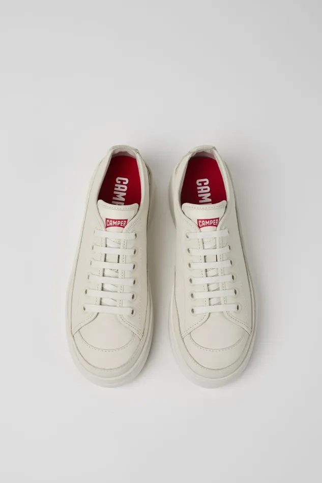 Women Camper Sneakers Runner Up White Leather Sneakers