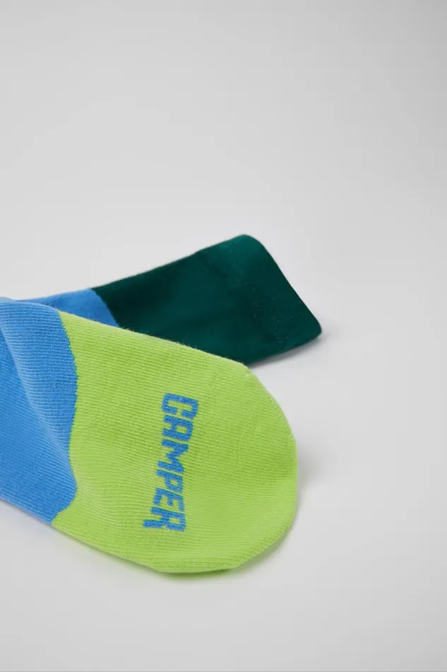 Women Camper Socks Odd Socks Pack Two Pair Pack Of Long Multicolored Socks