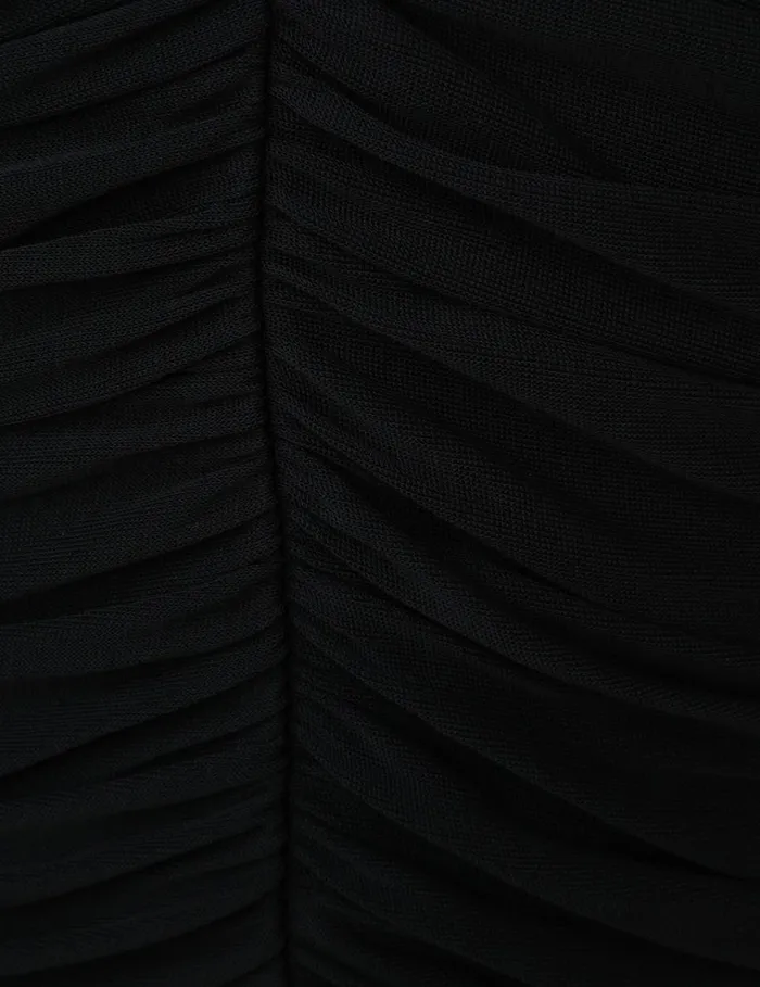 Women Clothing Zimmermann Natura Gathered Bodysuit Black