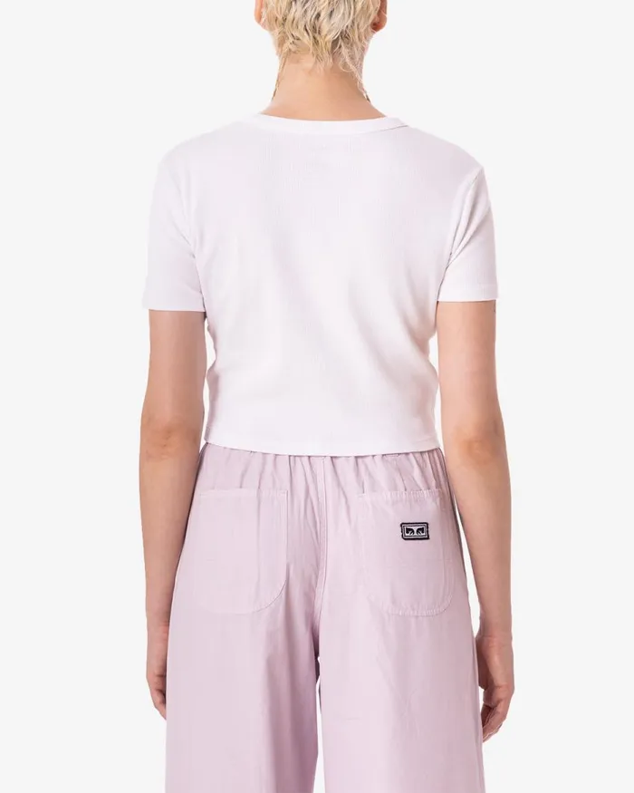 Women COMMITED TO EXCELLENCE CROPPED RIB TSHIRT Java Brown OBEY Clothing TSHIRTS Women COMMITED TO EXCELLENCE CROPPED RIB TSHIRT Java Brown OBEY Clothing TSHIRTS