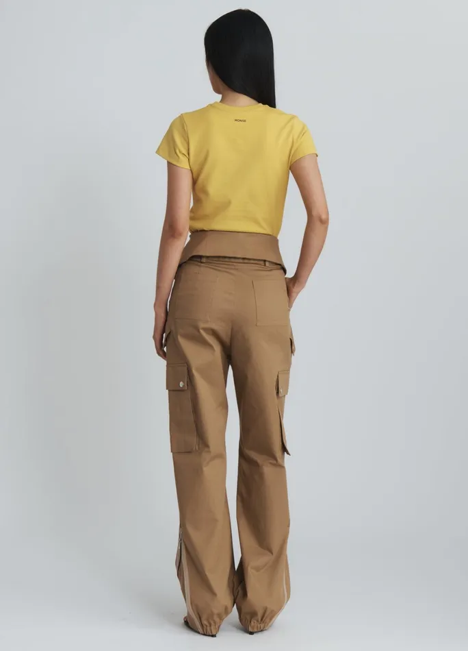 Women Double Waistband Cargo Pants MONSE Bottoms