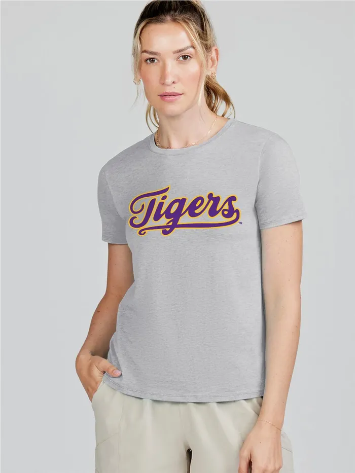 Women Essential T Shirt 8211 LSU Tasc Performance Short Sleeve TShirts Polos