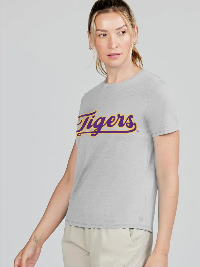 Women Essential T Shirt 8211 LSU Tasc Performance Short Sleeve TShirts Polos