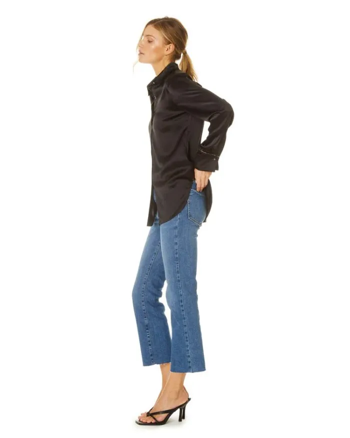 Women GABRIELA SHIRT Black Robert Graham Tops