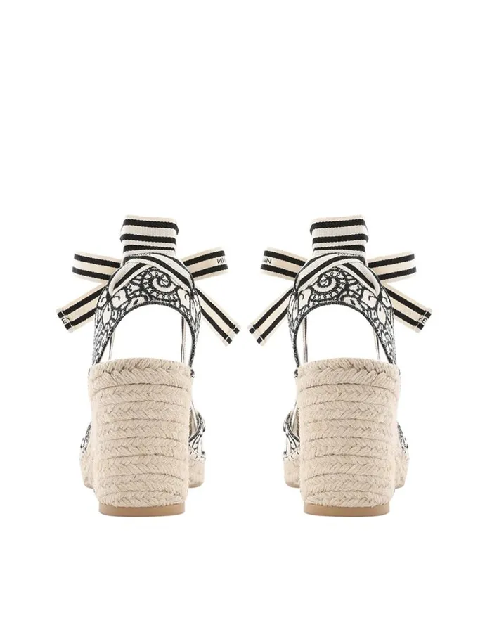 Women Heels Zimmermann Zimmermann Sol Espadrille 95 Onyx