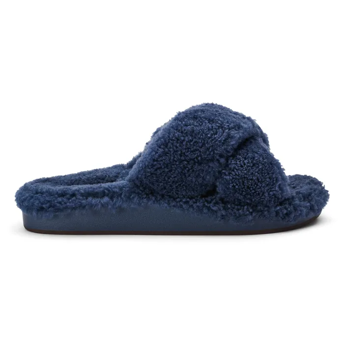 Women Hila Heu Womens Cozy Slipper Sandals Moonlit Ocean Olukai IndoorOutdoor