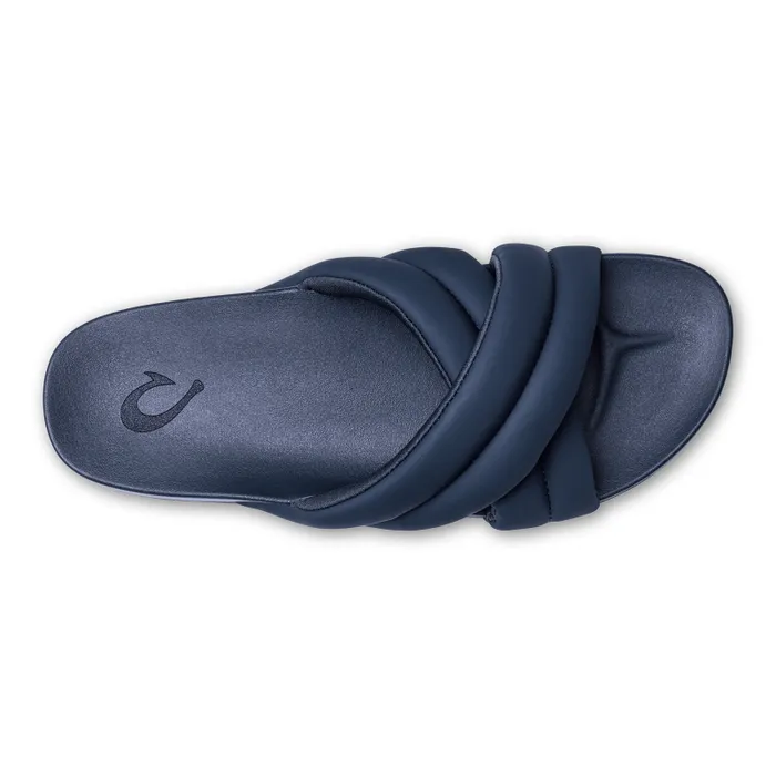 Women Hila Womens Puffy Slide Sandals Moonlit Ocean Olukai Slides
