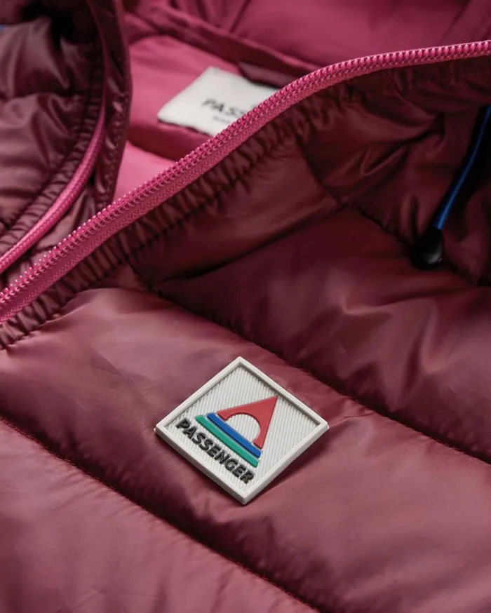 Women Jackets Passenger Pow Recycled 20 Insulated Jacket Wine Wine
