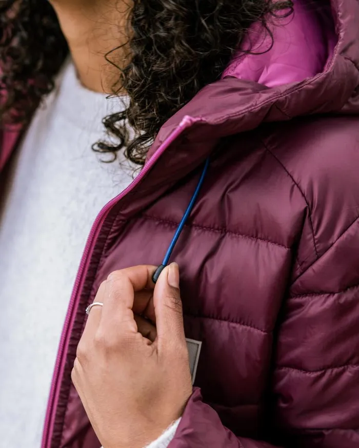 Women Jackets Passenger Pow Recycled 20 Insulated Jacket Wine Wine