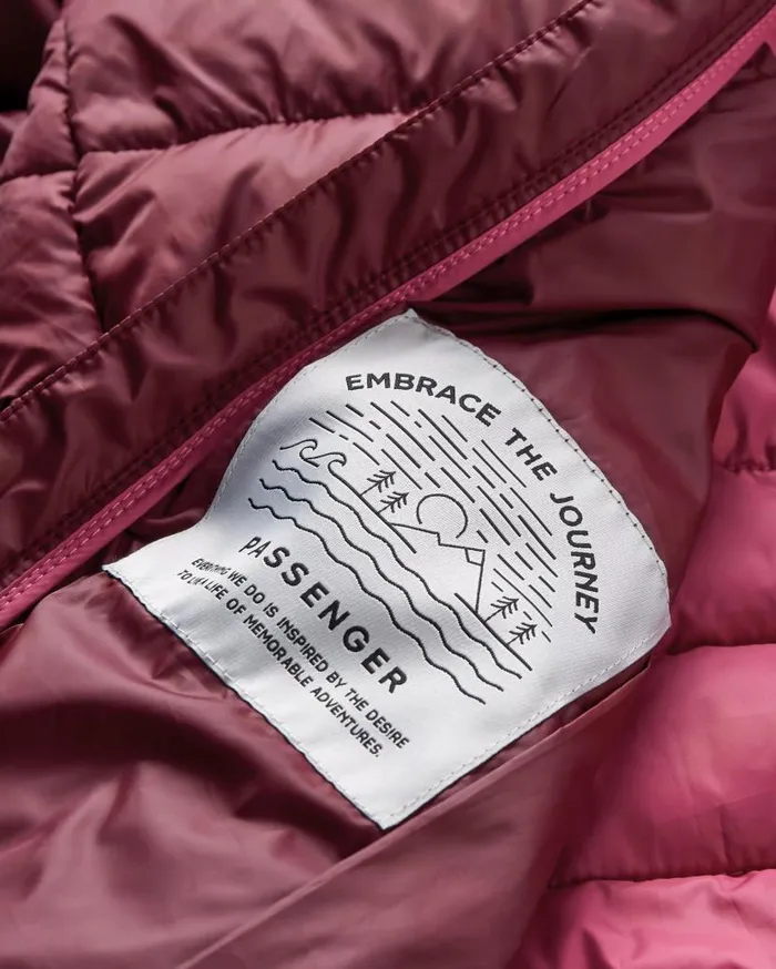 Women Jackets Passenger Pow Recycled 20 Insulated Jacket Wine Wine