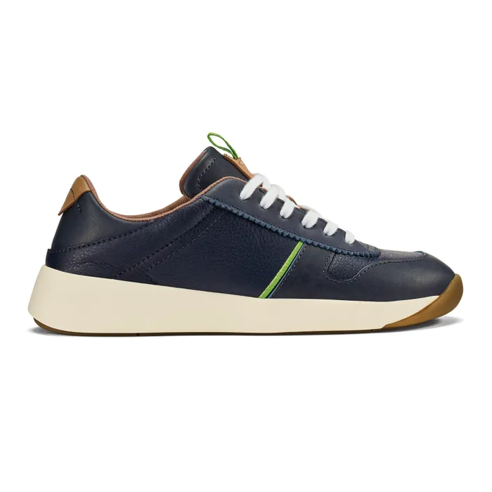 Women Kaulele Womens Leather Sneakers Trench Blue Olukai Leather