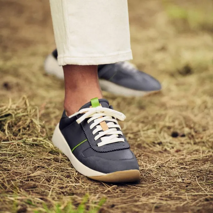 Women Kaulele Womens Leather Sneakers Trench Blue Olukai Leather Women Kaulele Womens Leather Sneakers Trench Blue Olukai Leather