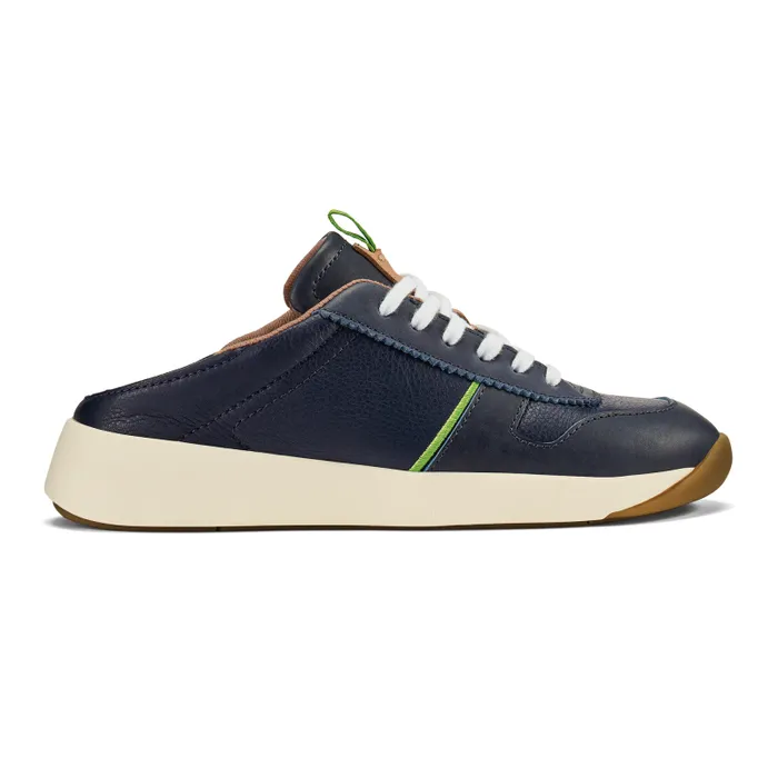 Women Kaulele Womens Leather Sneakers Trench Blue Olukai Leather Women Kaulele Womens Leather Sneakers Trench Blue Olukai Leather