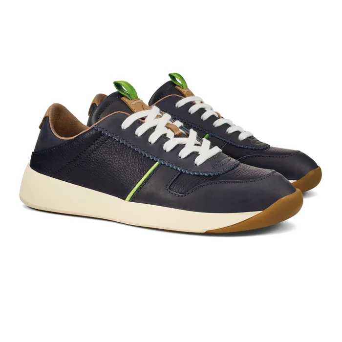 Women Kaulele Womens Leather Sneakers Trench Blue Olukai Leather Women Kaulele Womens Leather Sneakers Trench Blue Olukai Leather