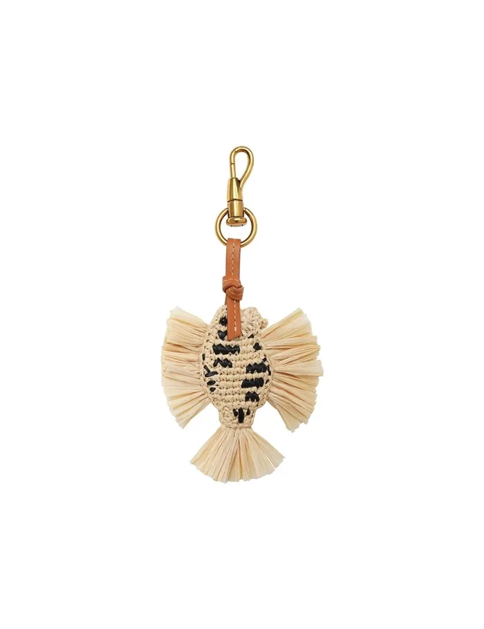 Women Keychains and Charms Zimmermann Fish Bag Charm Natural