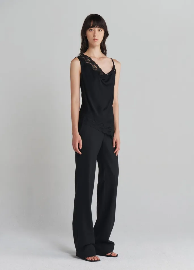 Women Lace Trim Camisole Top MONSE Tops